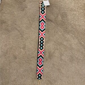 Colorful Geometric Patterned Belt